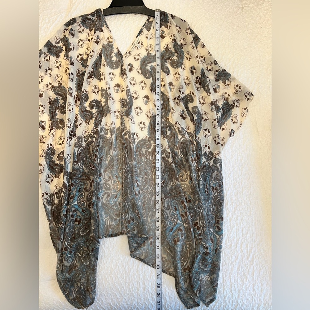 Daniel Rainn Women’s Kimono – XS/S | Paisley Print Duster - Picture 5 of 9